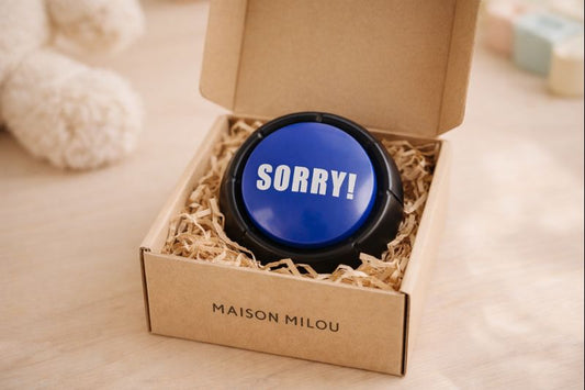 Bouton “Désolé” sonore – Exprimer ses émotions avec justesse